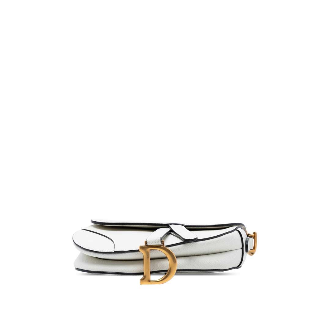 Dior Mini Grained Calfskin Saddle Bag - 3