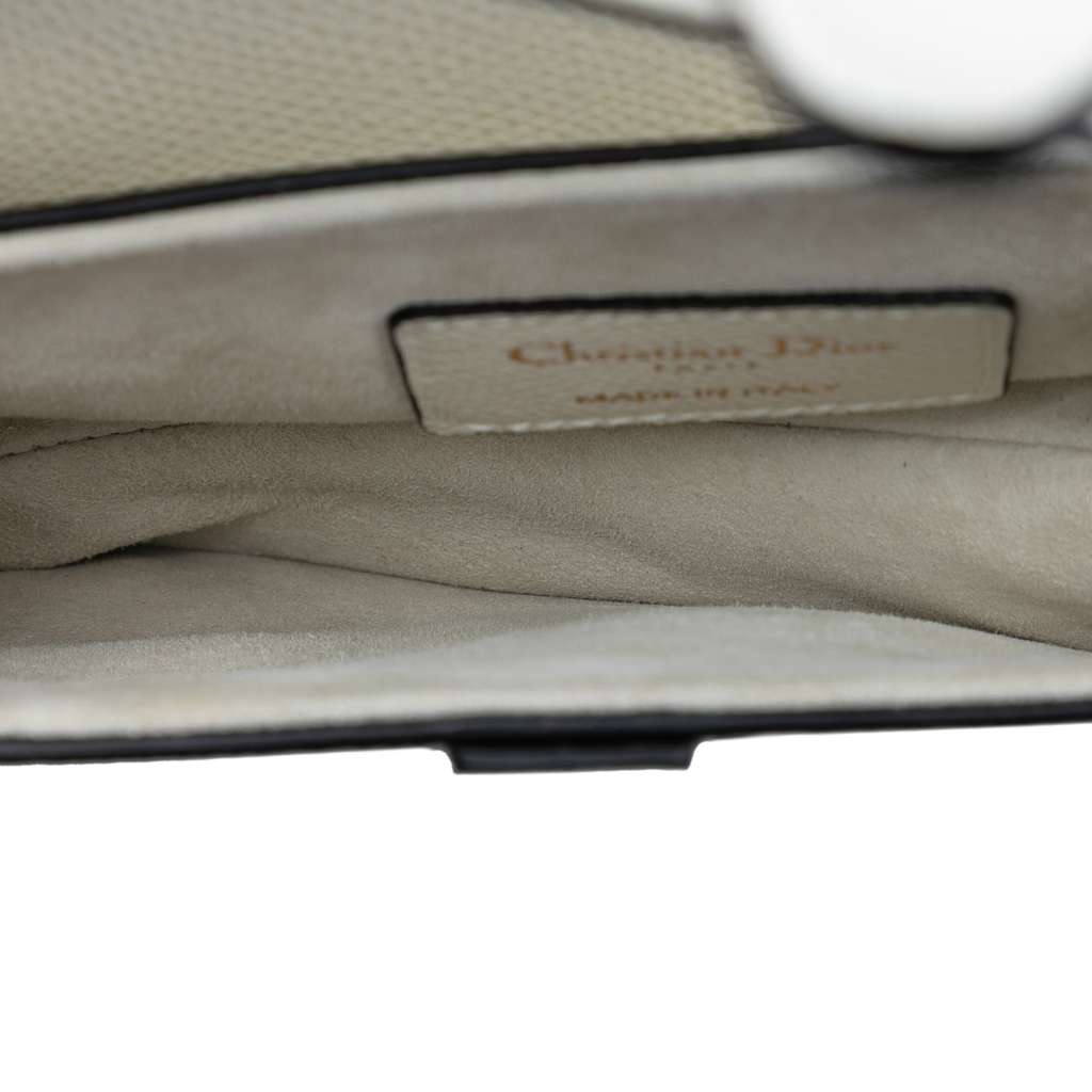 Dior Mini Grained Calfskin Saddle Bag - 4