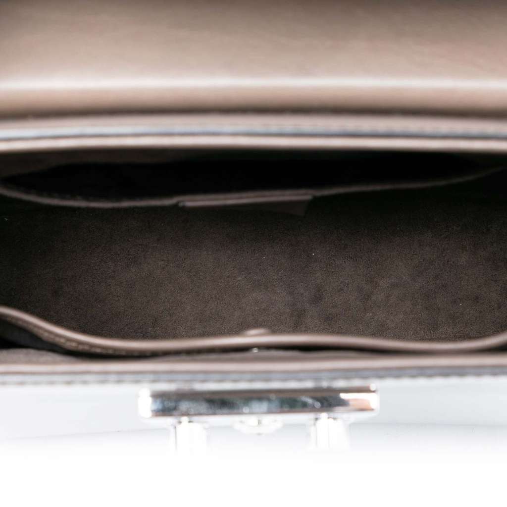 Gucci Mini Polished Leather Bamboo Lady Lock Top Handle Bag - 4