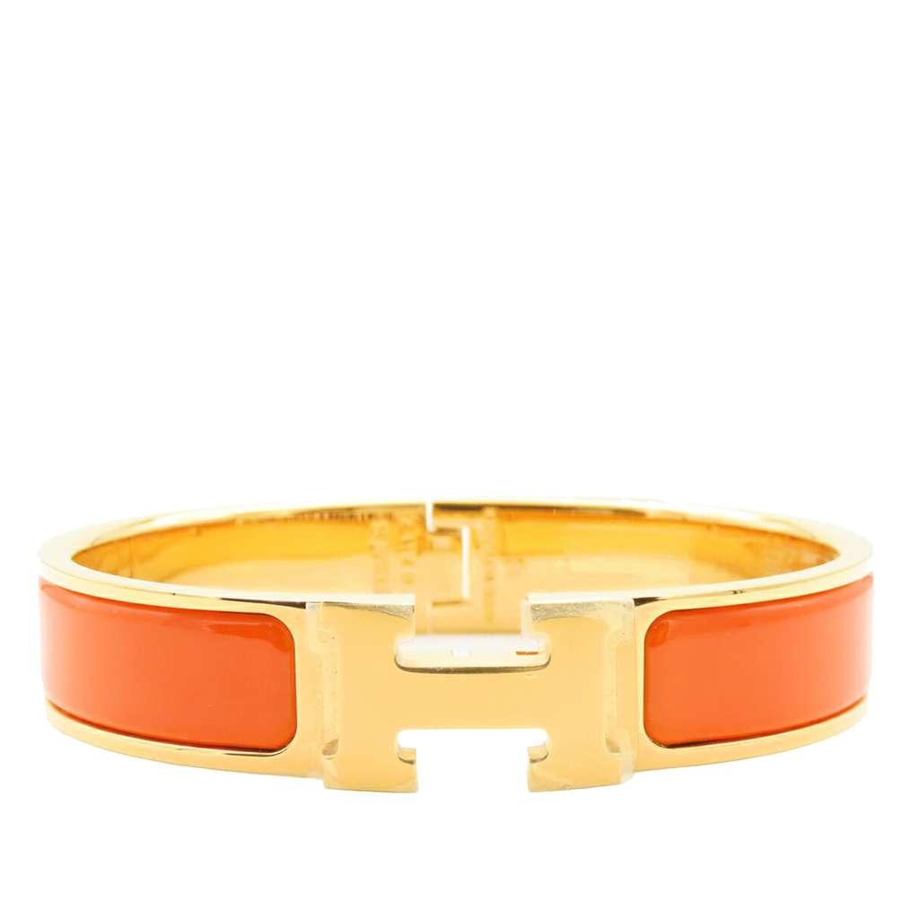 Hermès Enamel Clic H Bracelet PM