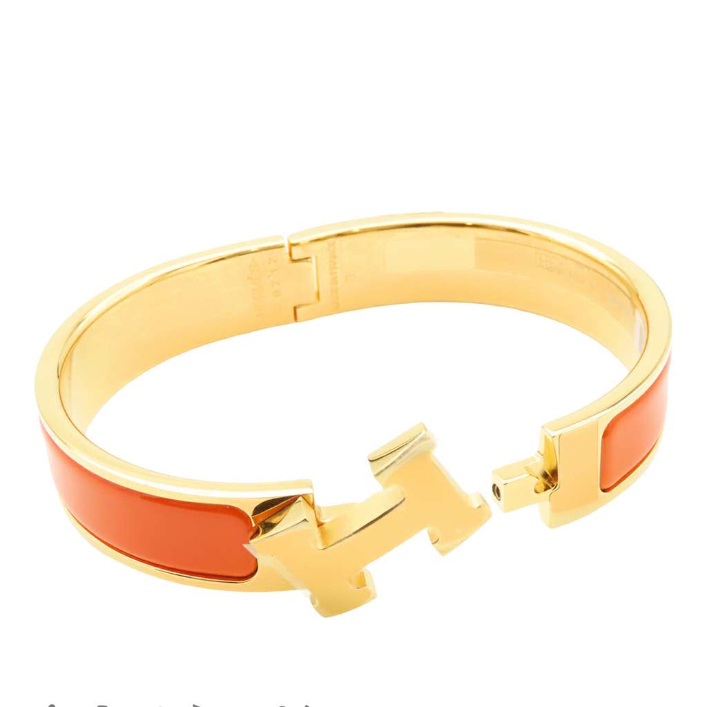 Hermès Enamel Clic H Bracelet PM - 3