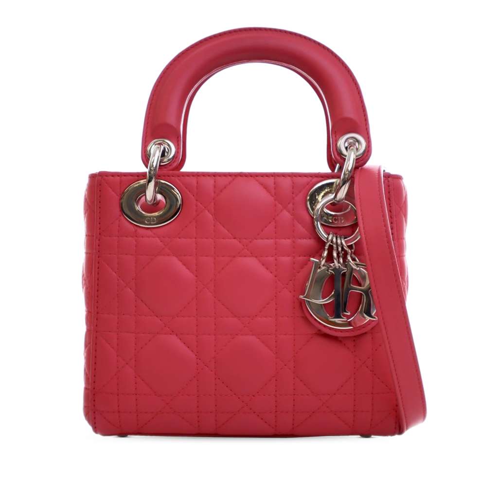 Dior Mini Lambskin Cannage Lady Dior