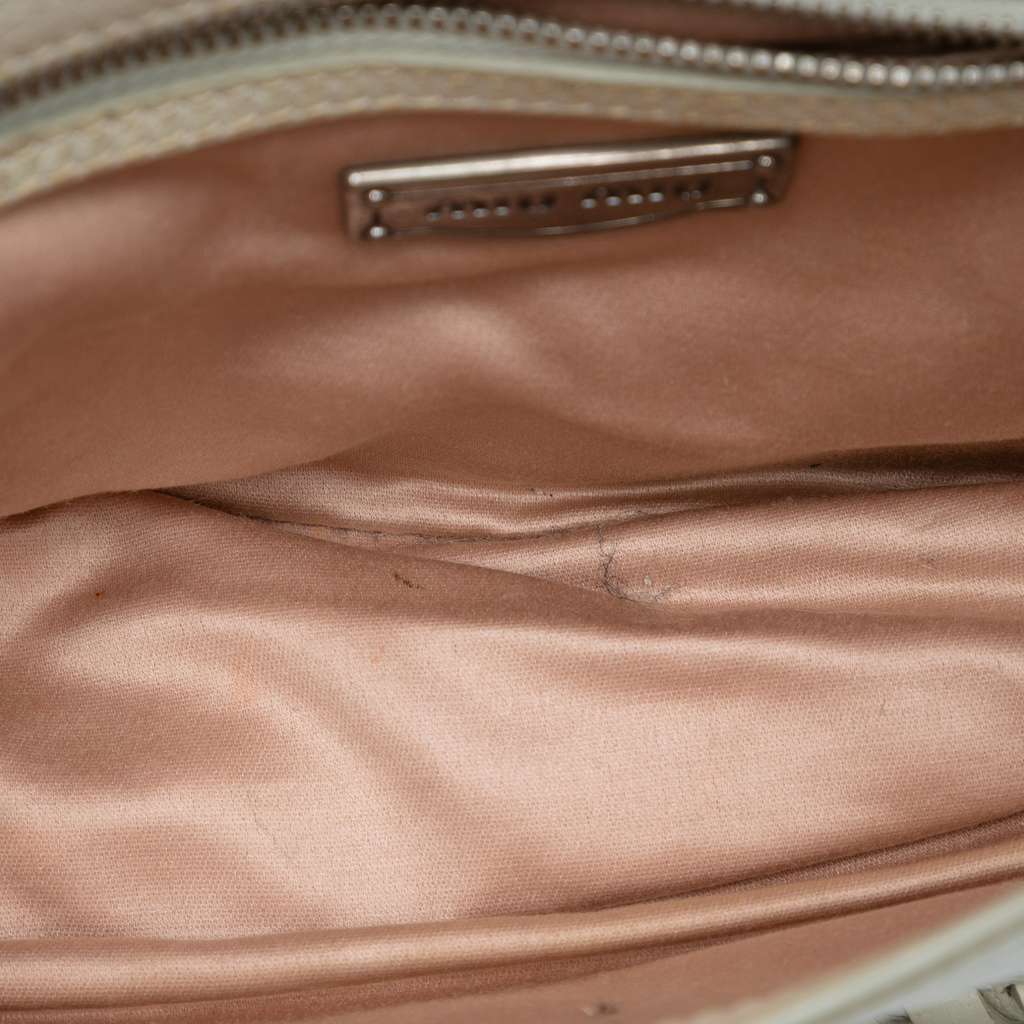 Miu Miu Goatskin Madras Floral Embossed Crossbody - 4