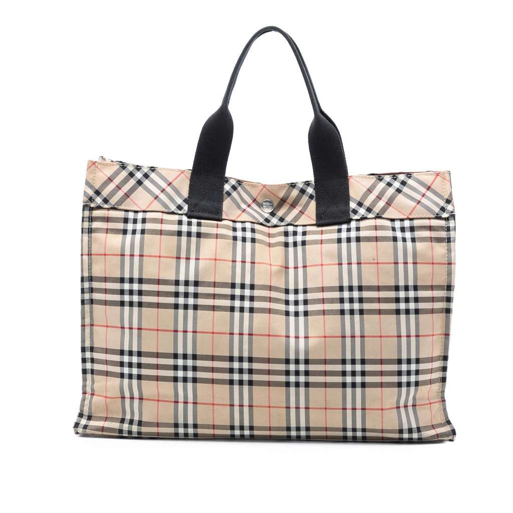 Burberry House Check Canvas Tote