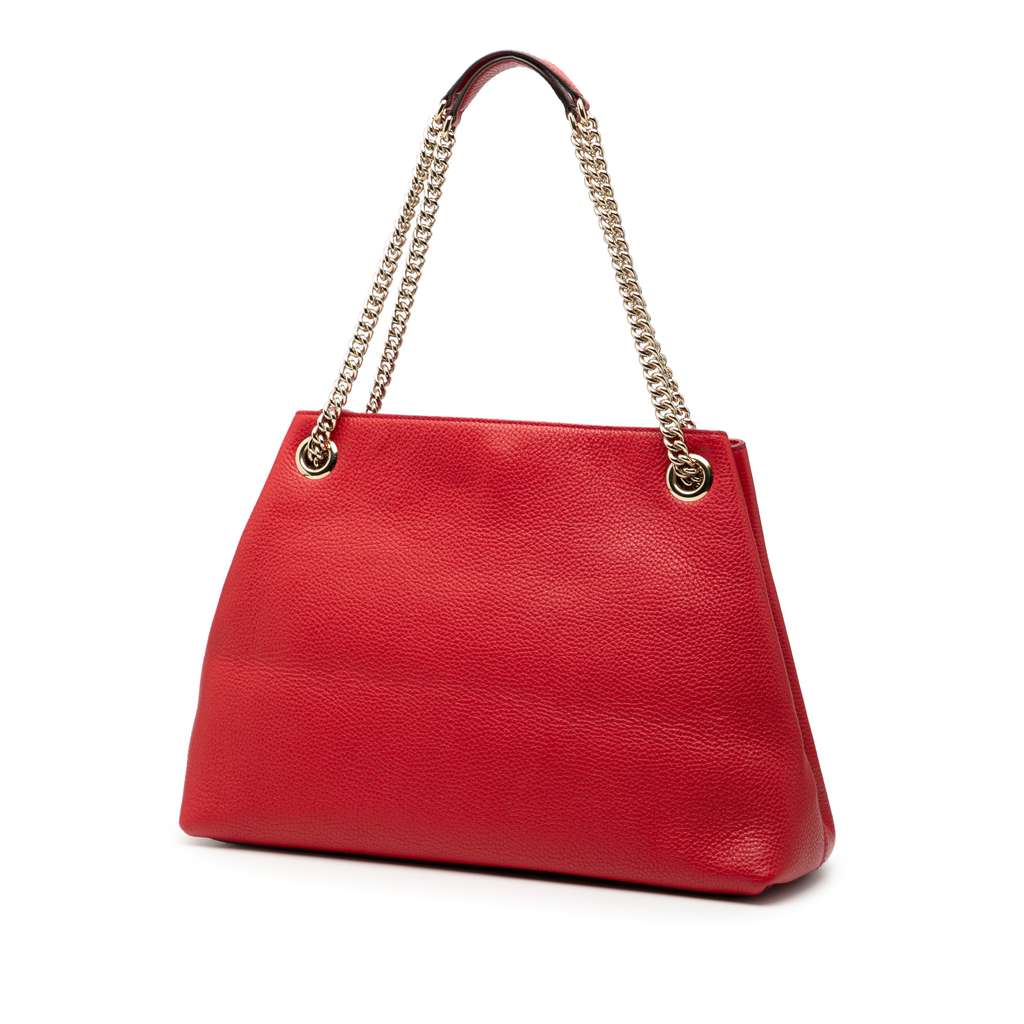Gucci Medium Leather Soho Chain Tote - 2