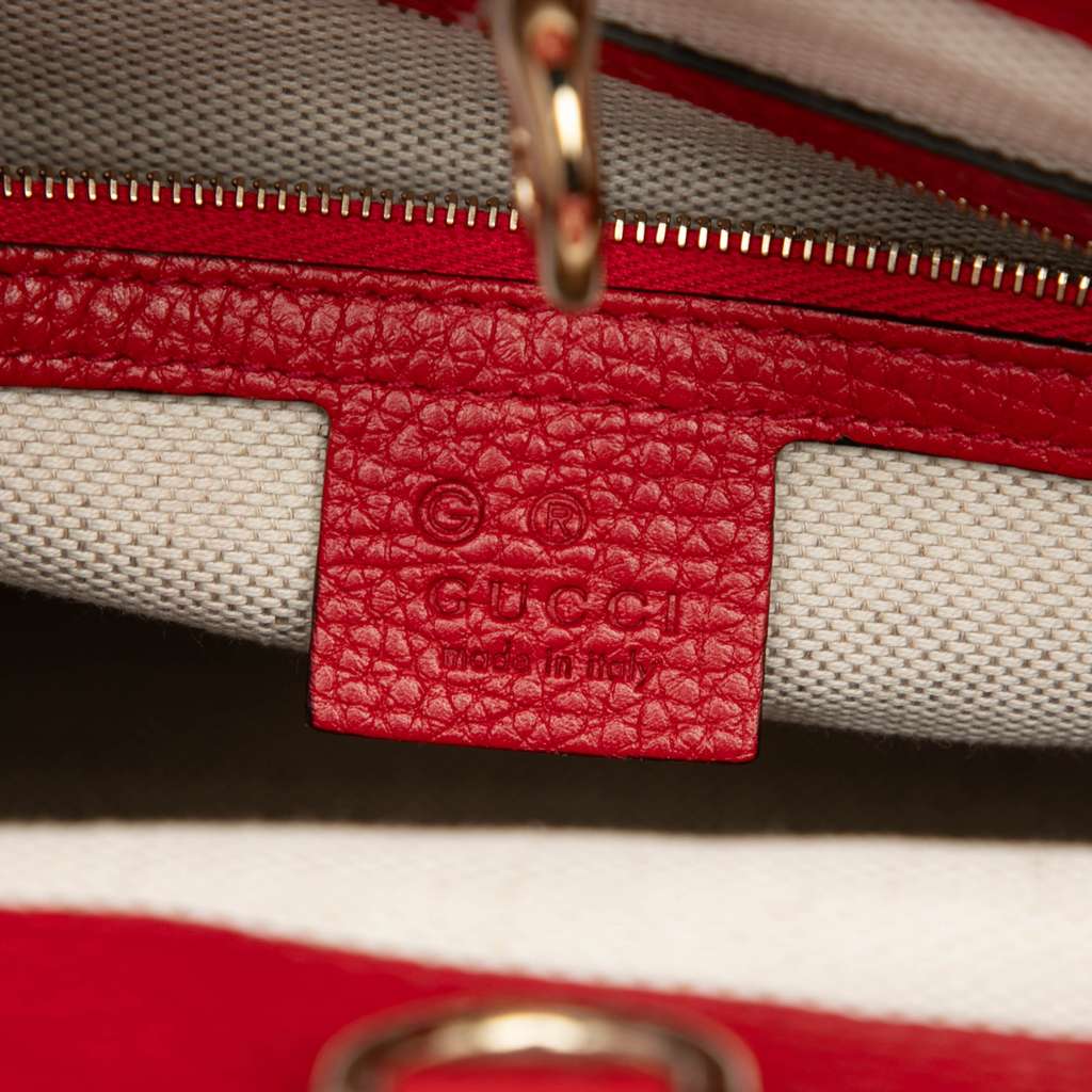 Gucci Medium Leather Soho Chain Tote - 5