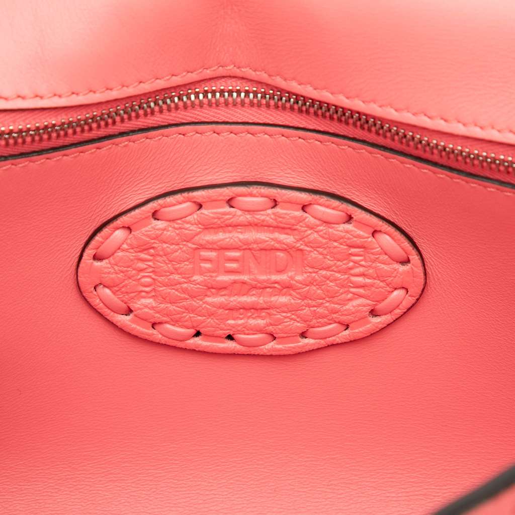 Fendi Leather Selleria Baguette Satchel - 5