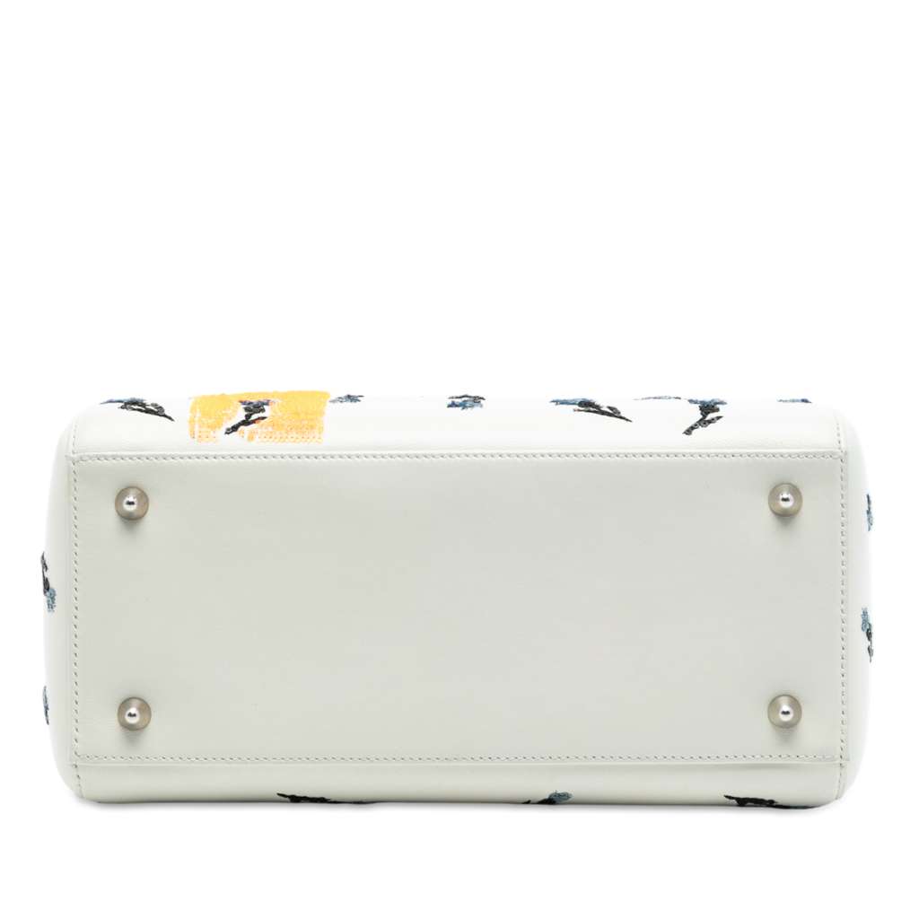 Dior Medium Lambskin Floral Sequin Lady Dior - 3
