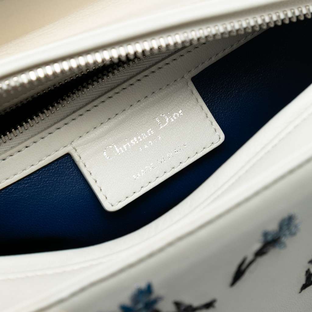 Dior Medium Lambskin Floral Sequin Lady Dior - 5
