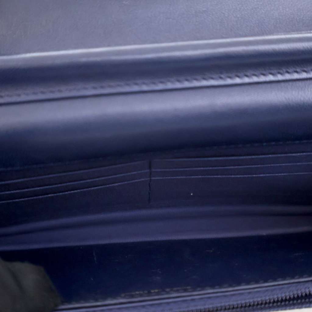 Chanel Reversed Chevron Lambskin Wallet on Chain - 4