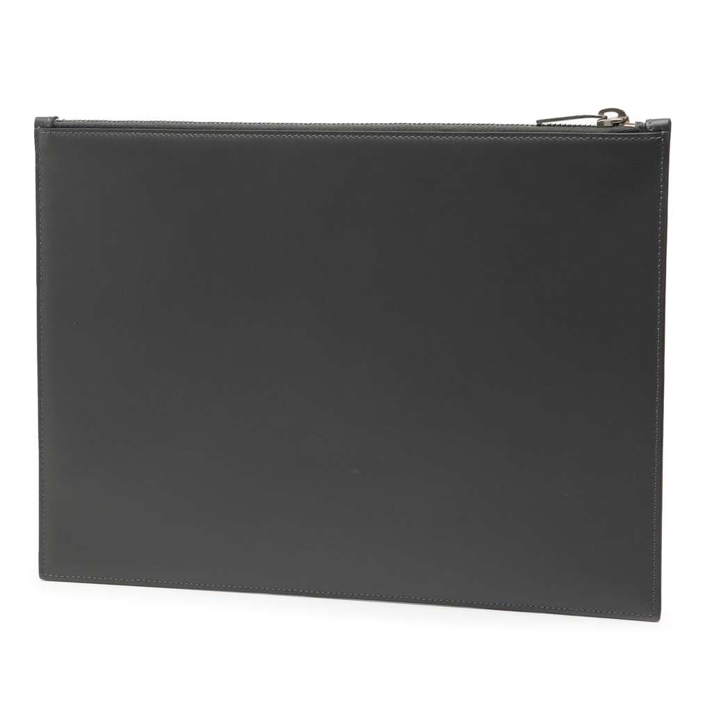Saint Laurent Leather Zip Clutch - 2