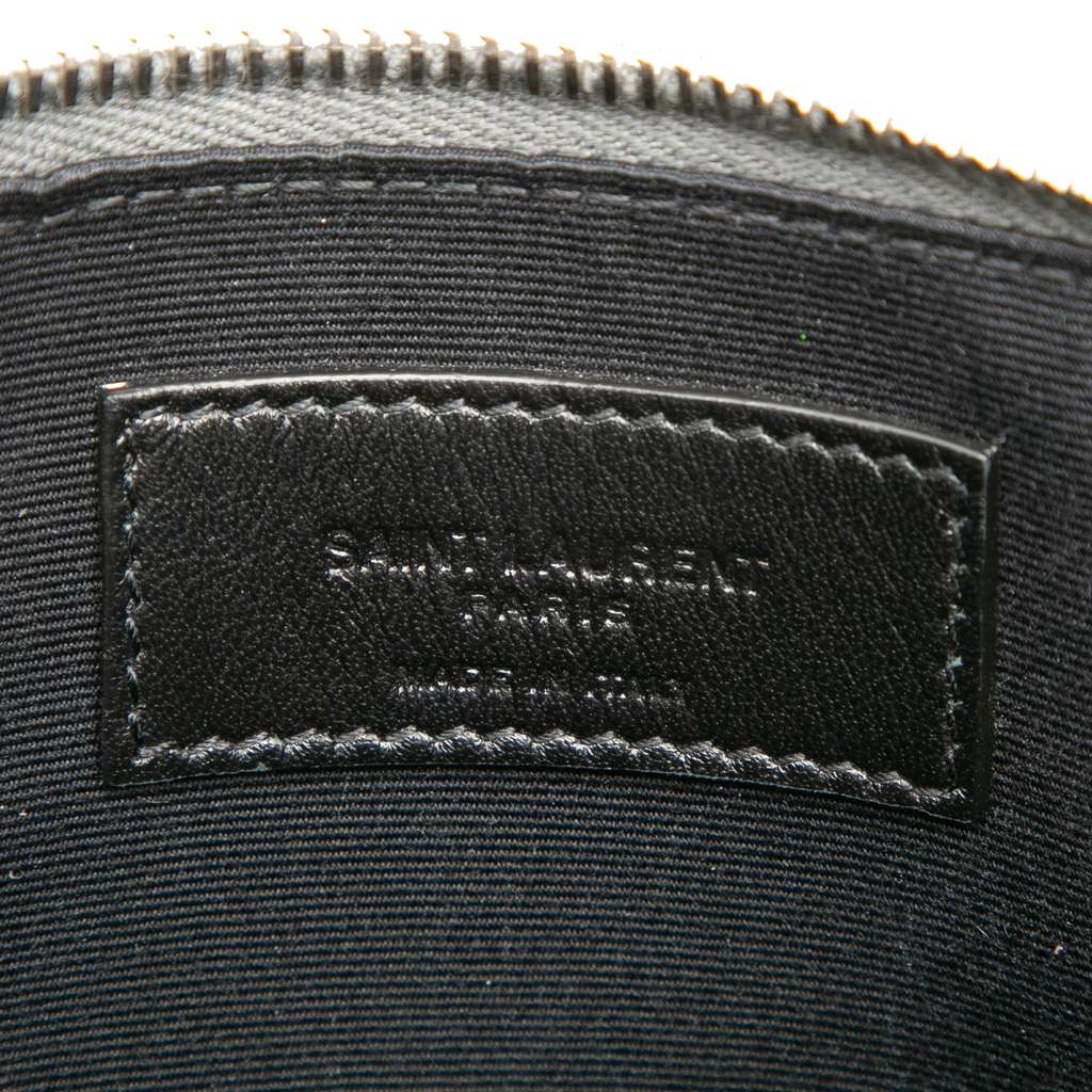 Saint Laurent Leather Zip Clutch - 5