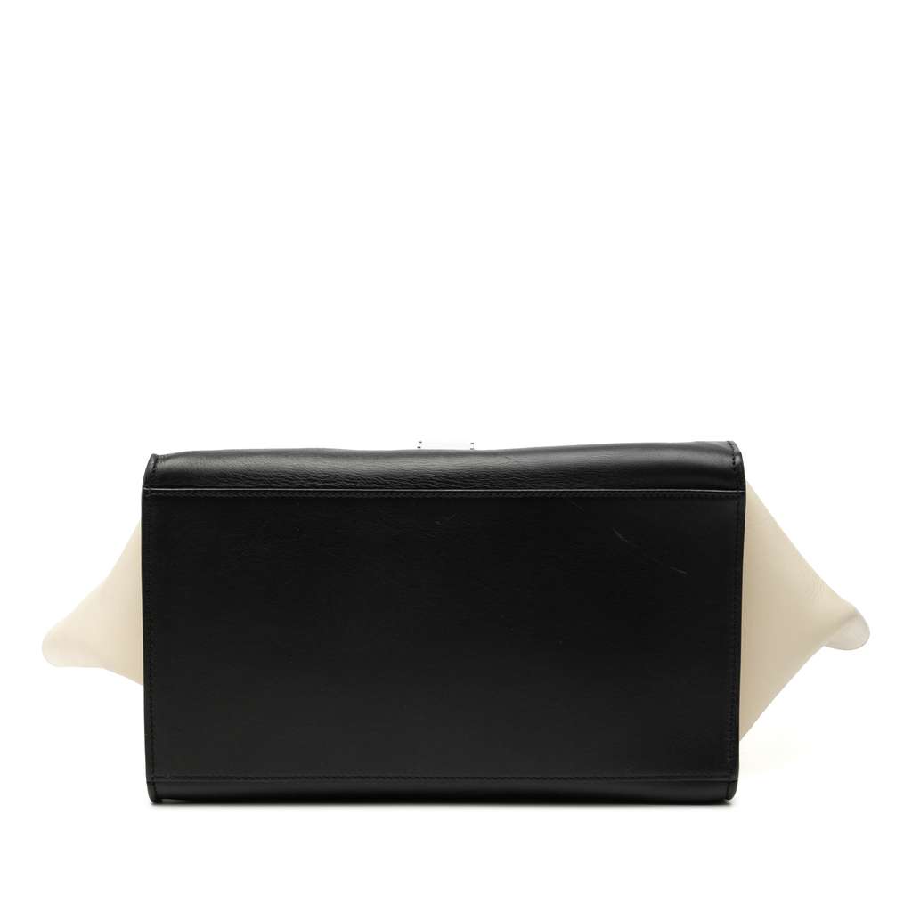 Celine Medium Tricolor Leather Trapeze Satchel - 3