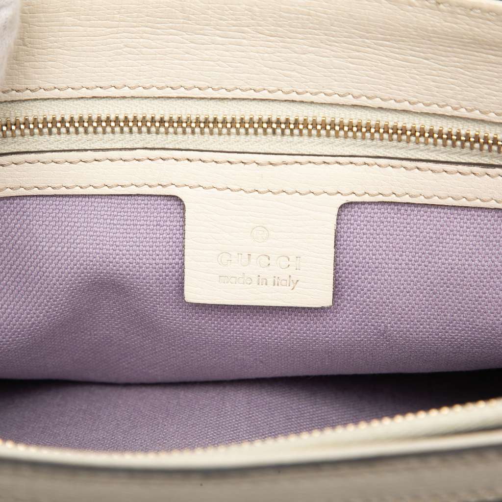 Gucci Small Leather Flora Nice Tote - 5