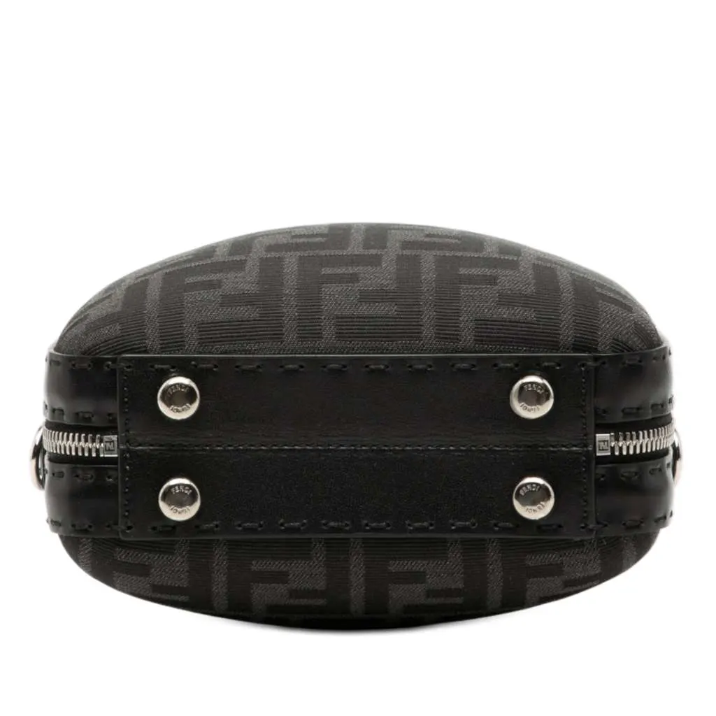 Fendi Mini Zucca Canvas Suitcase Bag Black Canvas Very good - Inside View