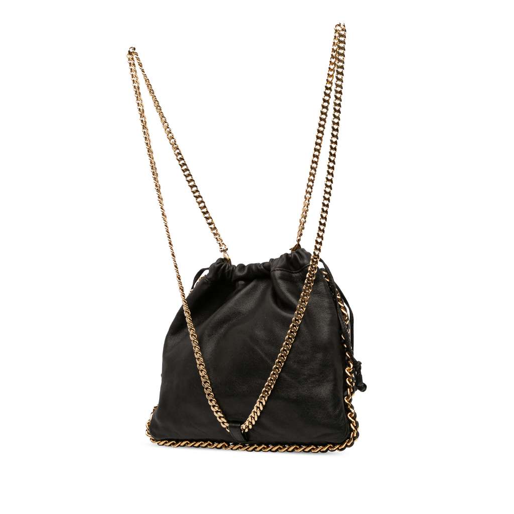 Balmain Leather Round Chain Handle Backpack - 2