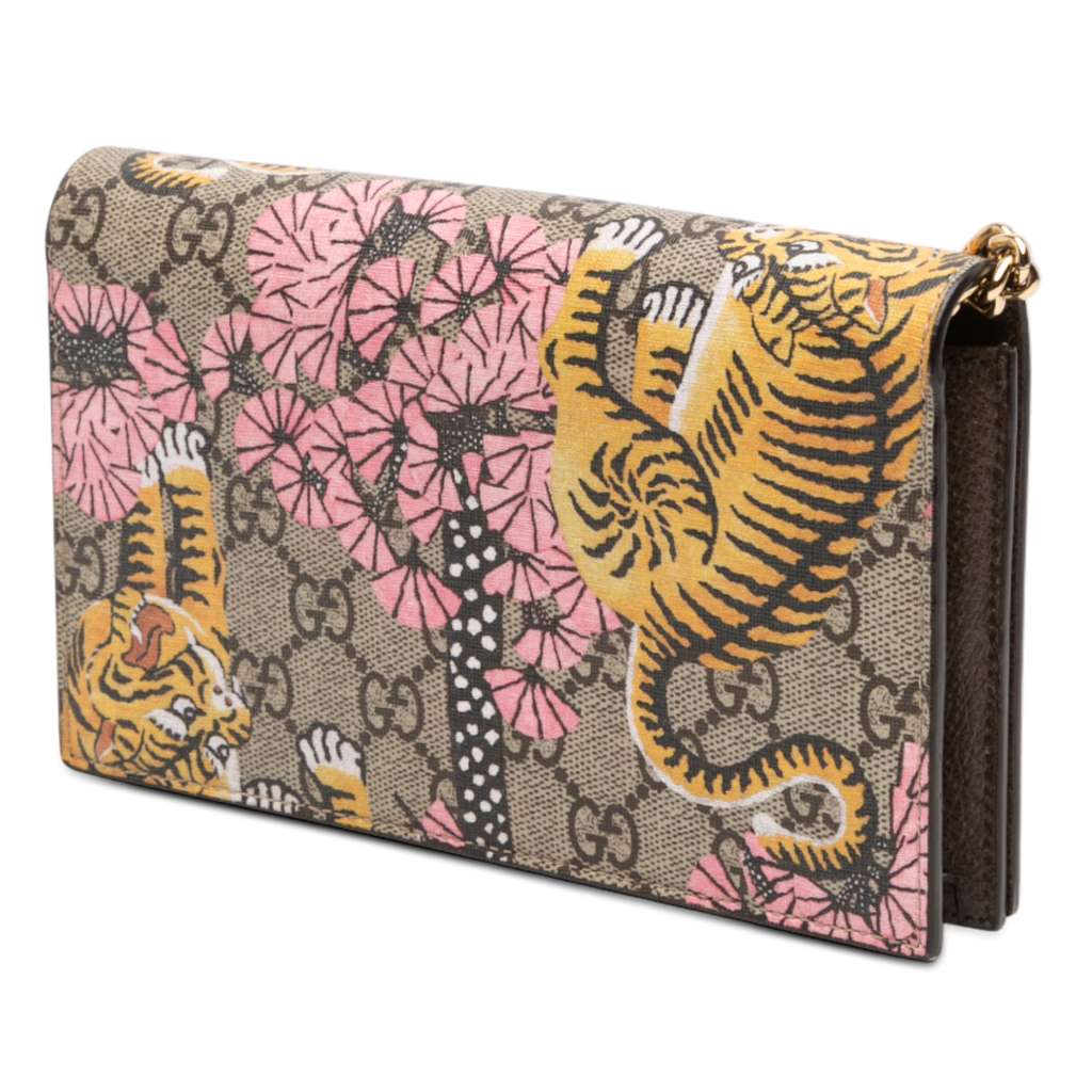 Gucci GG Supreme Bengal Wallet on Chain - 2