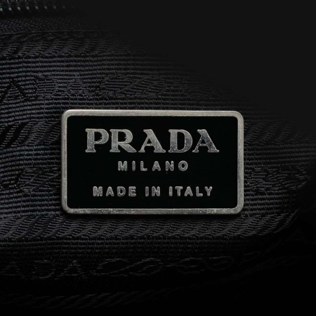 Prada Tessuto Metal Handle Bag - 5