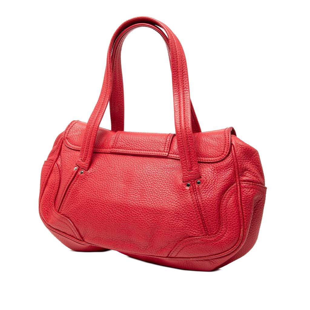 Celine Leather Shoulder Bag - 2