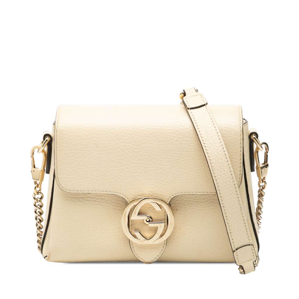 Gucci Small Dollar Calfskin Interlocking G Crossbody