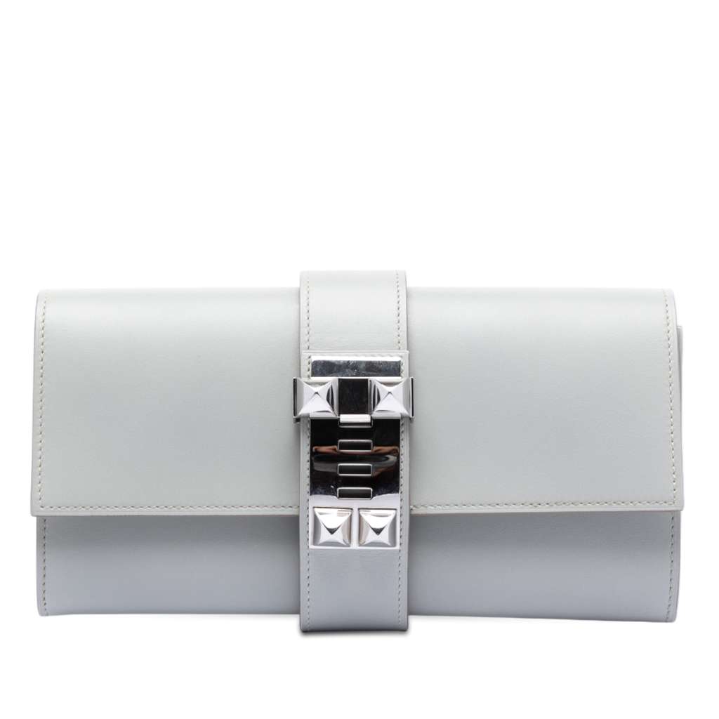 Hermès Tadelakt Medor Clutch 23