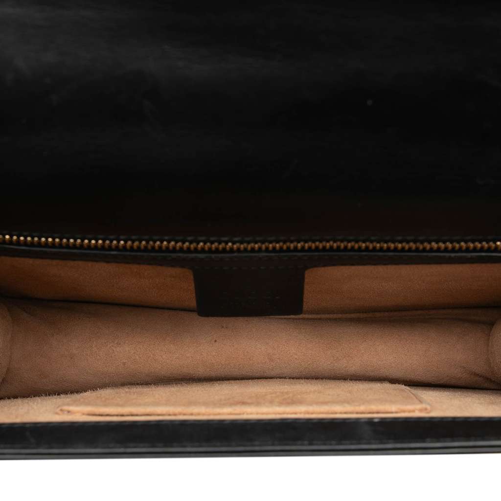 Gucci Small Leather Sylvie Web Satchel - 4