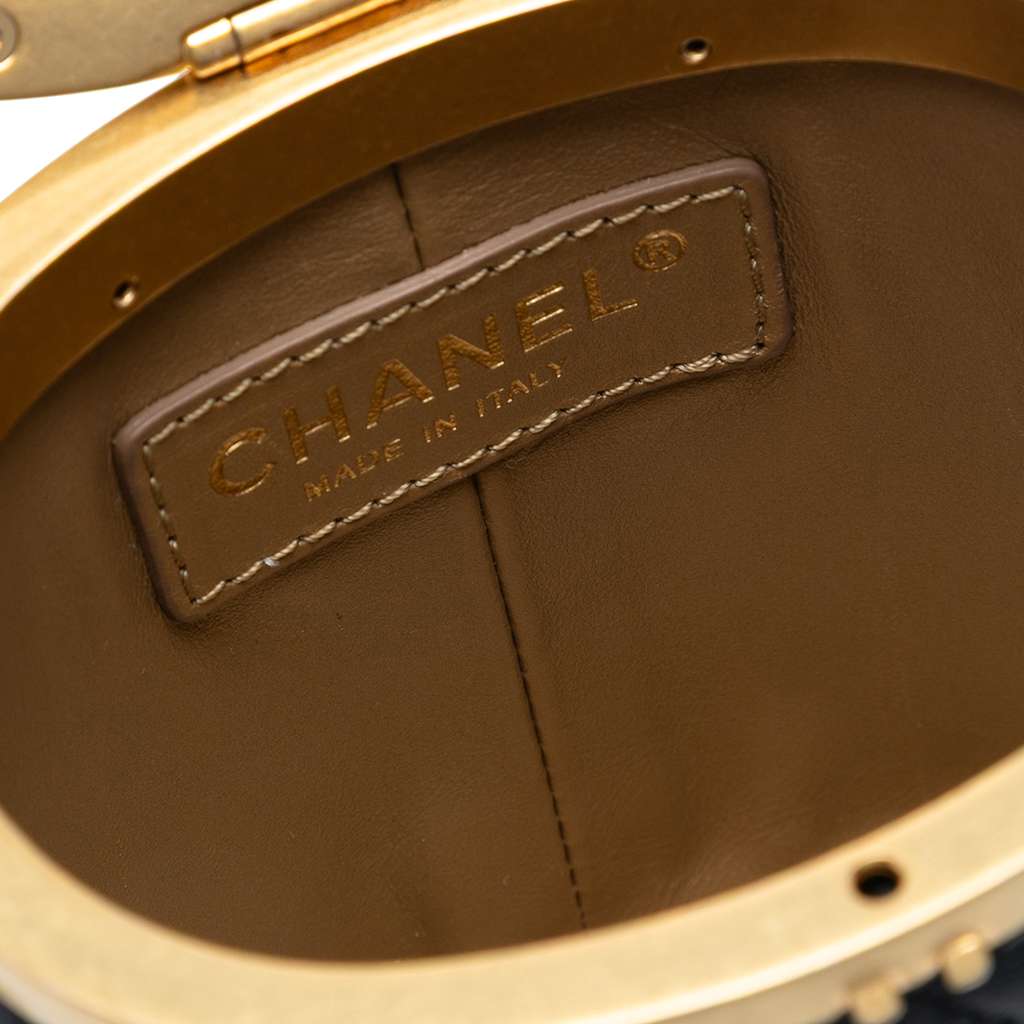 Chanel Mini Quilted Lambskin Crown Box Bag - 5