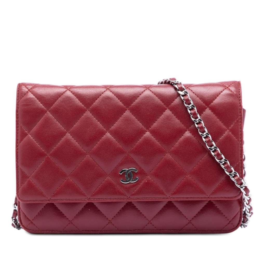 Chanel CC Quilted Lambskin Wallet on Chain