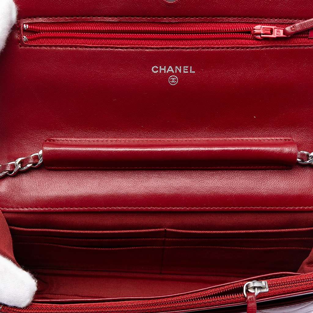 Chanel CC Quilted Lambskin Wallet on Chain - 4