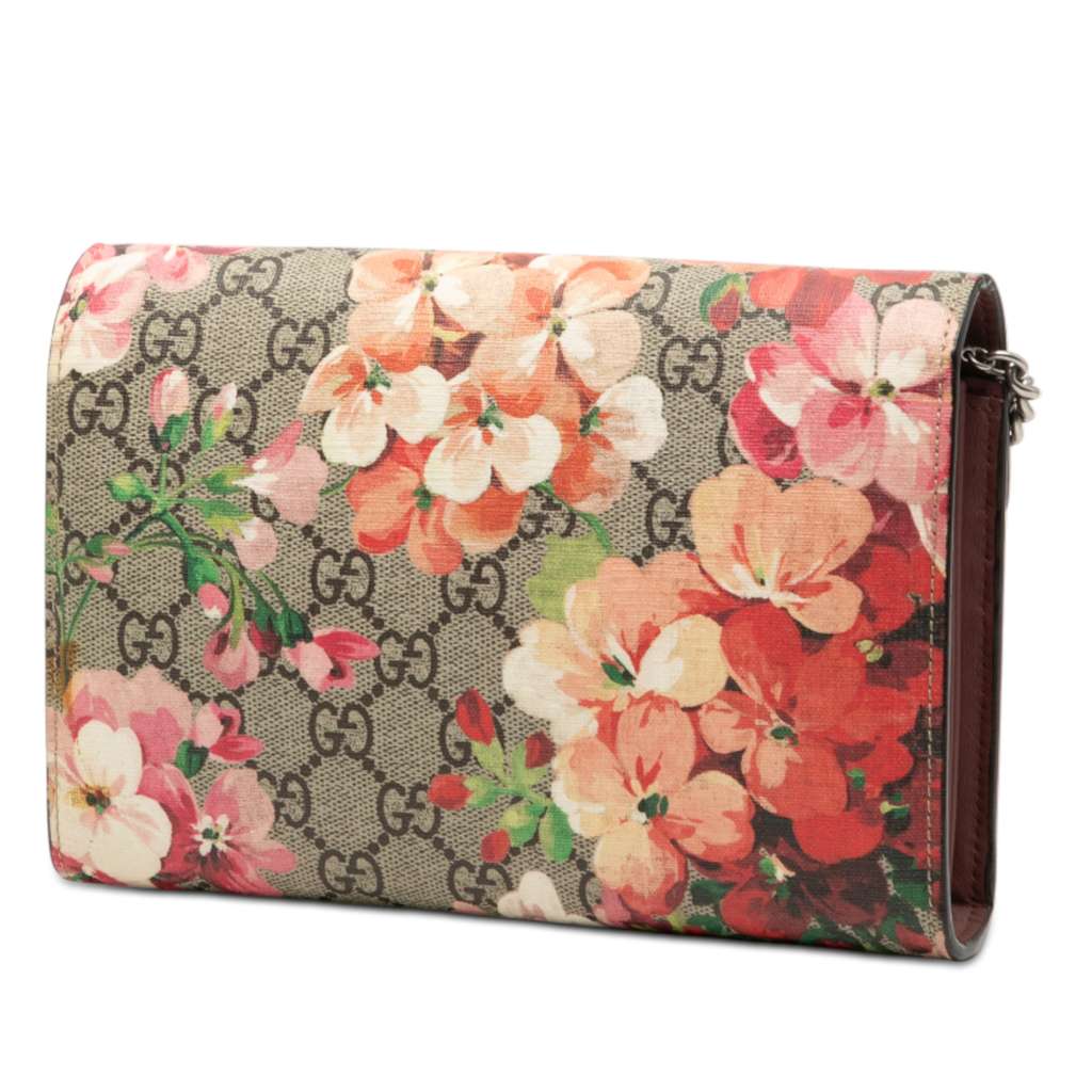 Gucci GG Supreme Dionysus Blooms Chain Wallet - 2