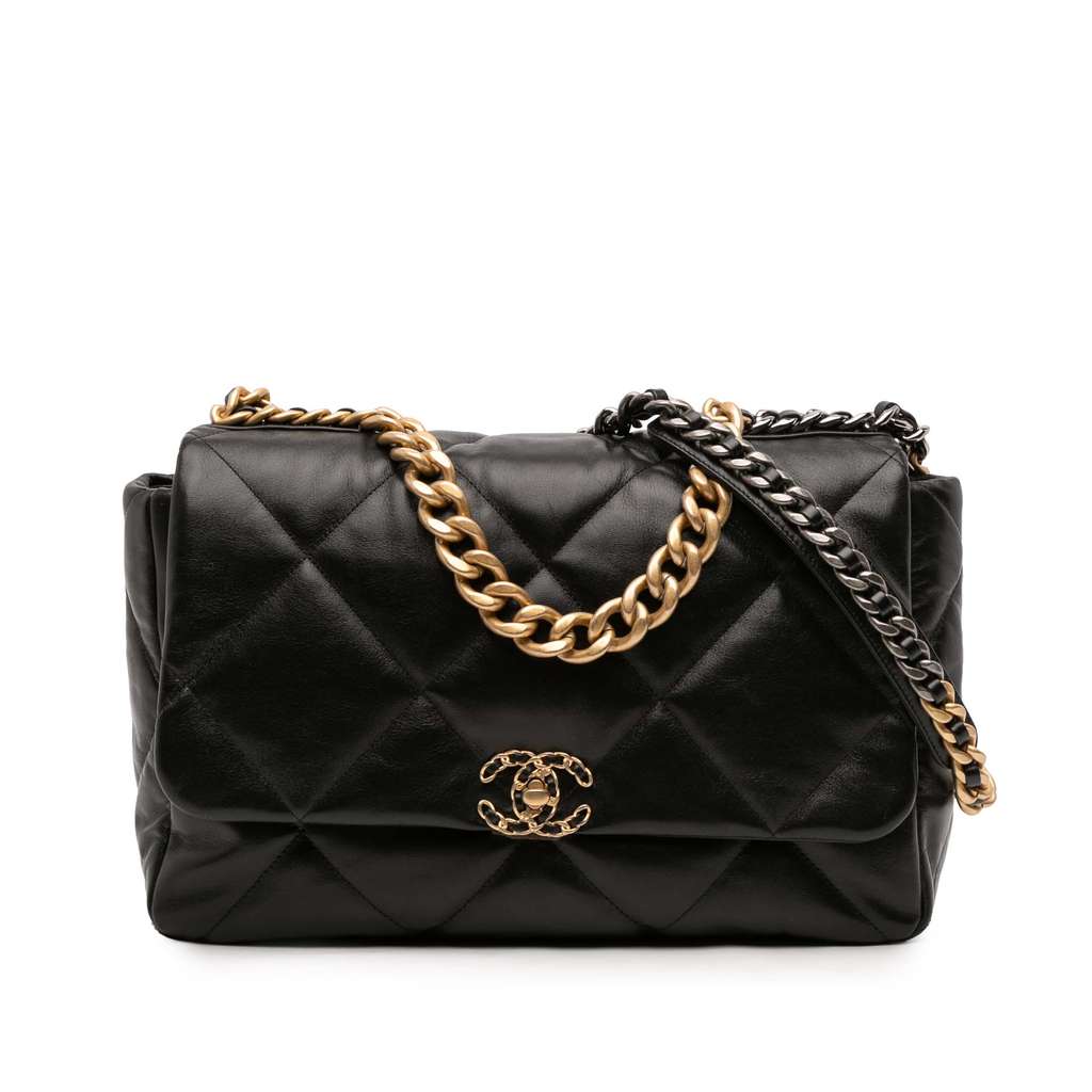 Chanel Maxi Lambskin 19 Flap