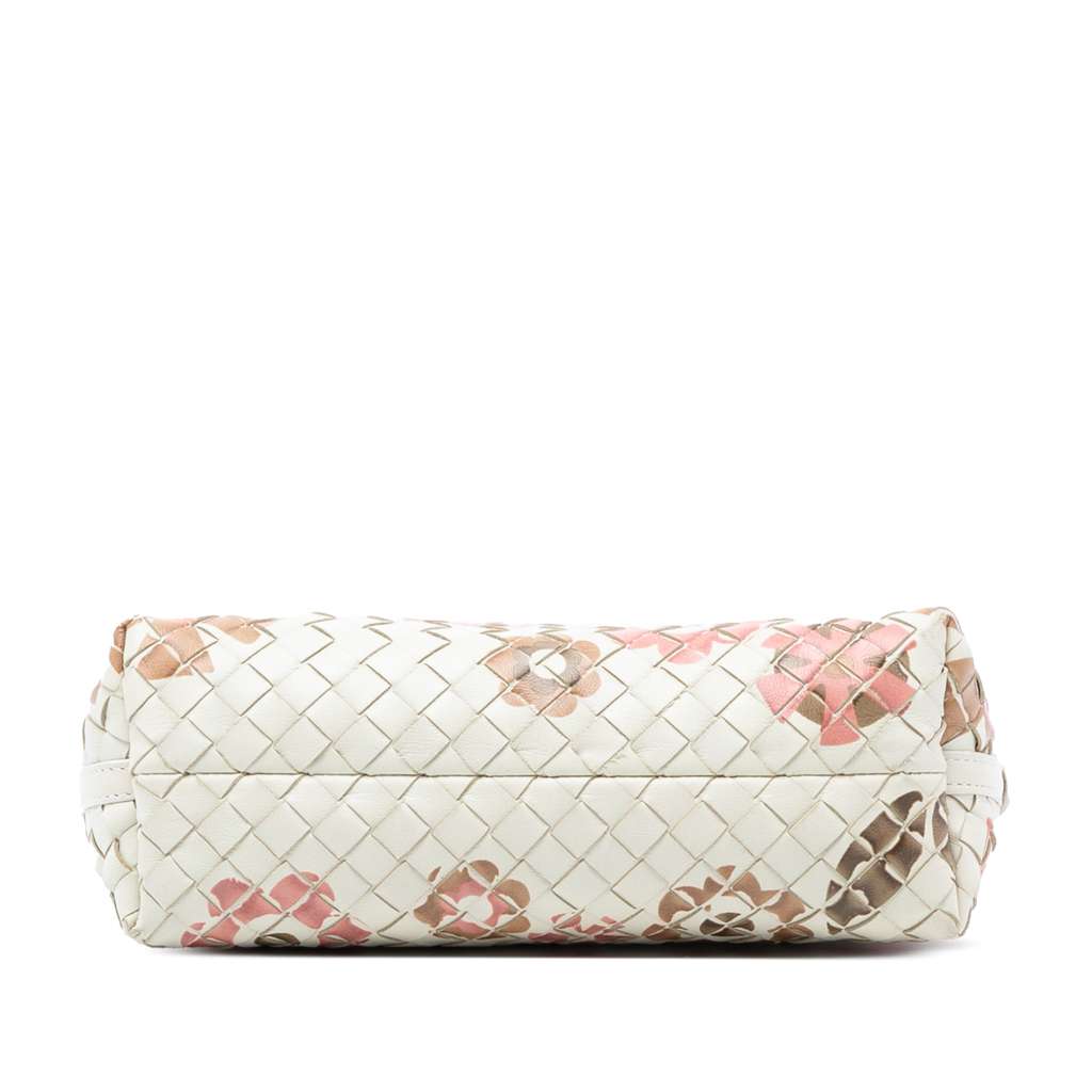 Bottega Veneta Nappa Intrecciato Floral Print Handbag - 3