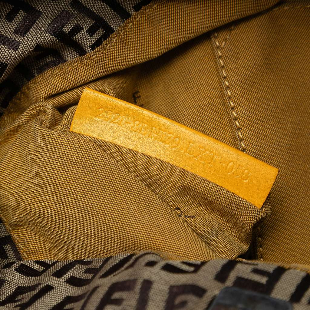 Fendi Zucchino Canvas Chef Front Pocket Shopping Tote - 5