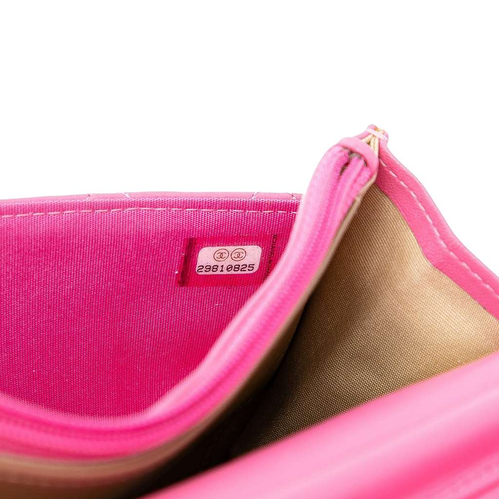 Chanel Lambskin Pearl Crush Wallet On Chain - 5