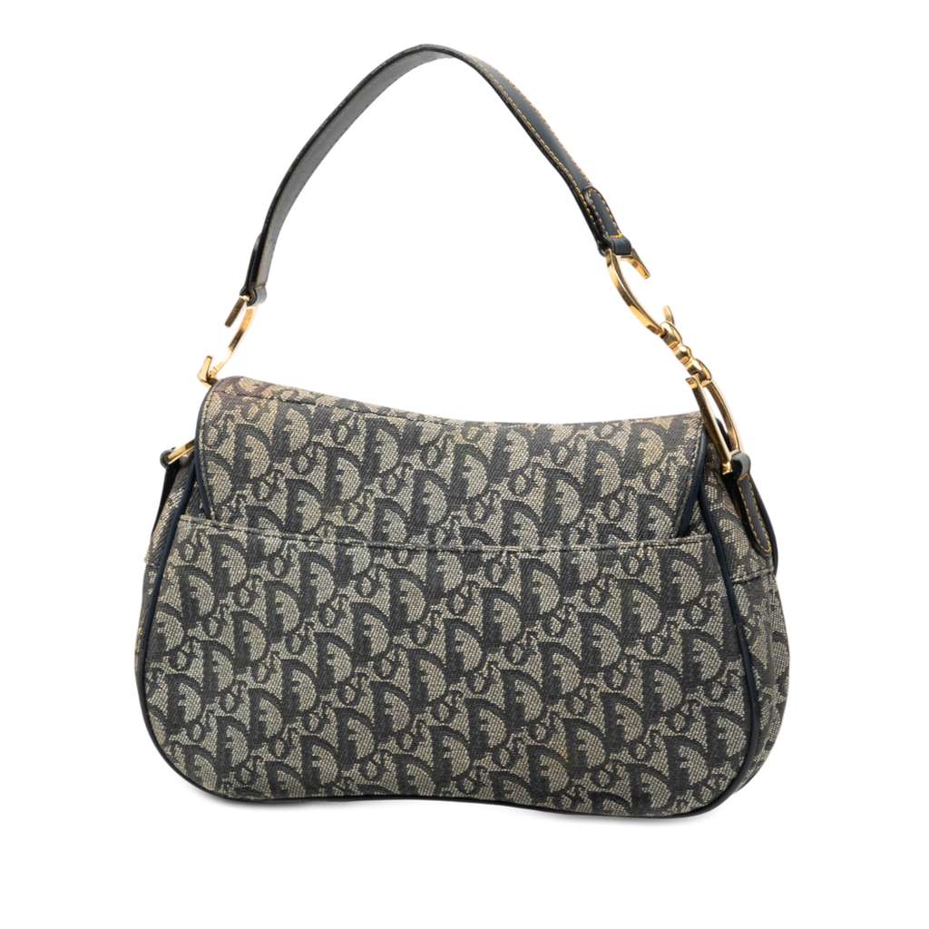 Dior Diorissimo Canvas Double Saddle Bag - 2