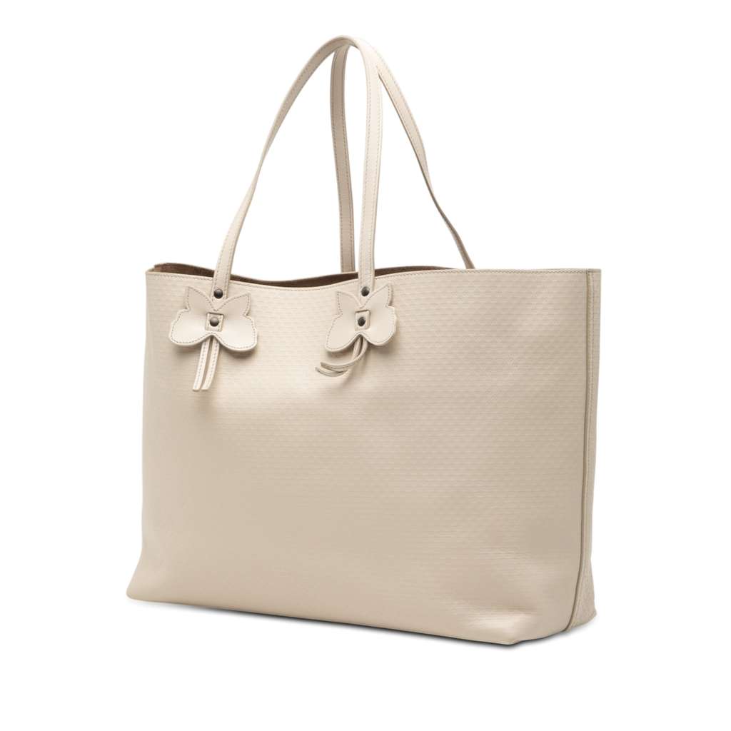 Bottega Veneta Embossed Leather Butterfly Tote - 2