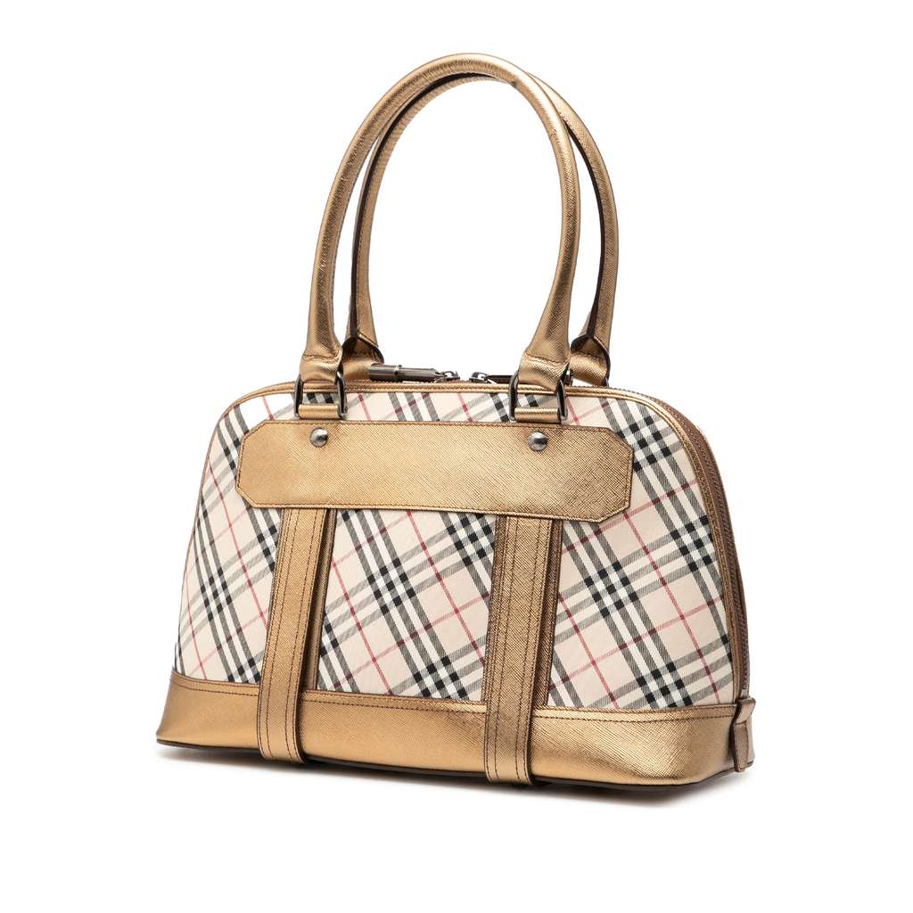Burberry Nova Check Canvas Handbag - 2
