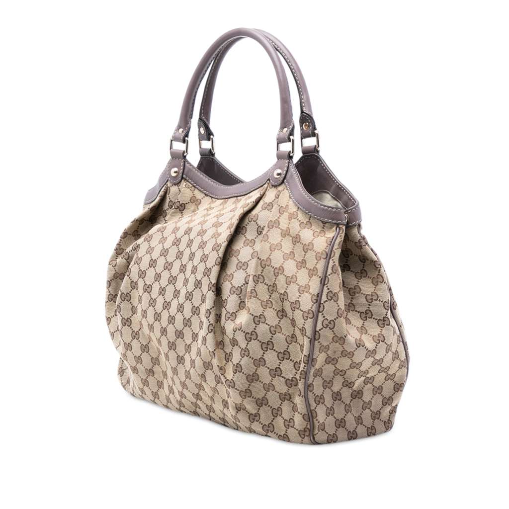 Gucci Large GG Canvas Sukey Tote - 2