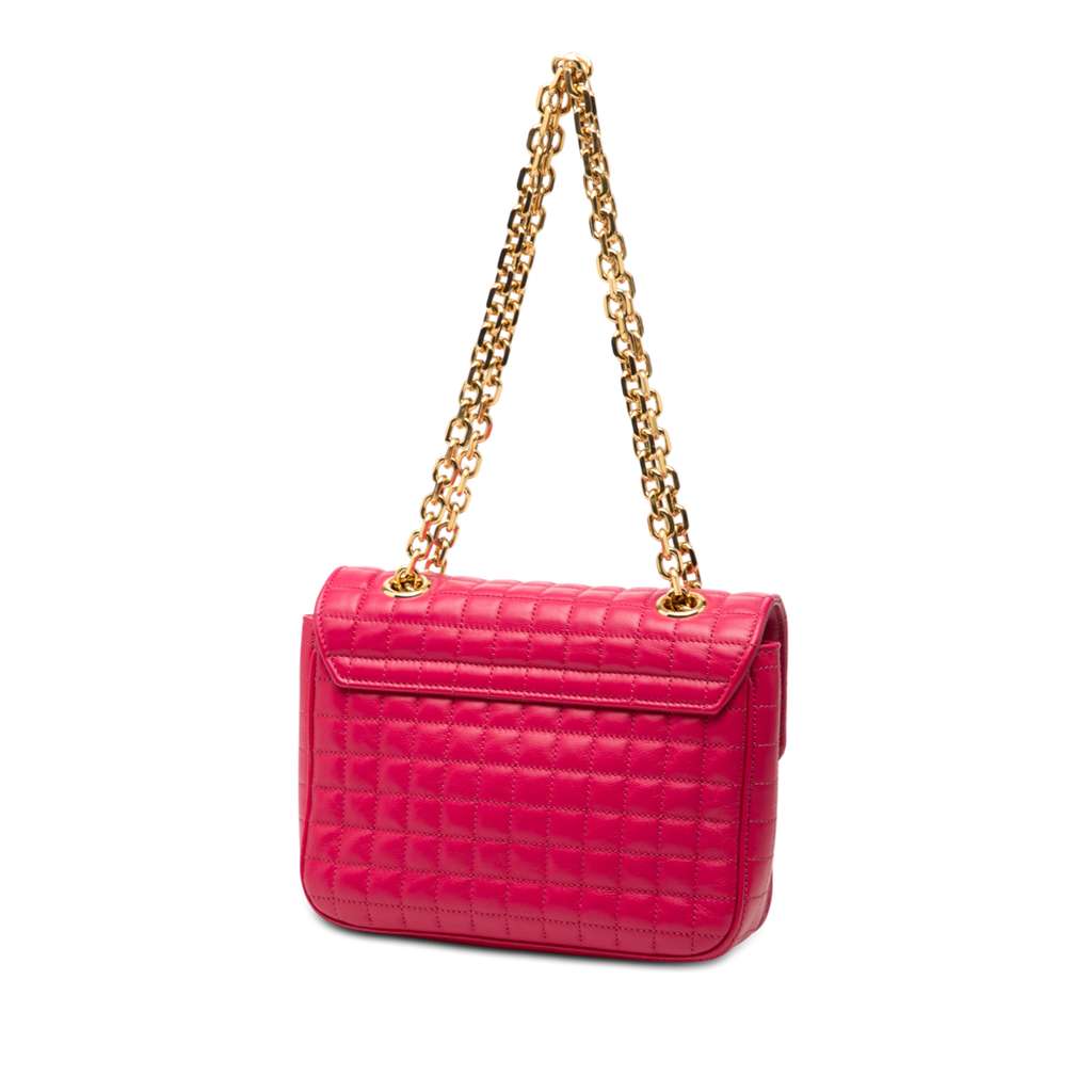 Celine Small Quilted Calfskin C Bag - 2
