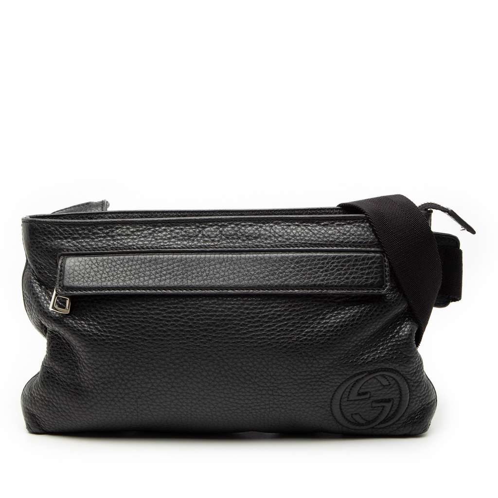 Gucci Leather Soho Zip Sling Bag