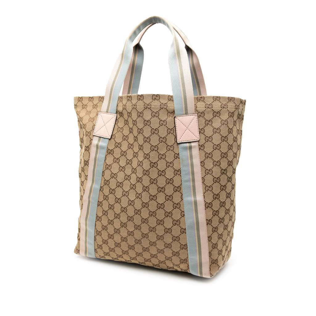 Gucci GG Canvas Web Tote - 2