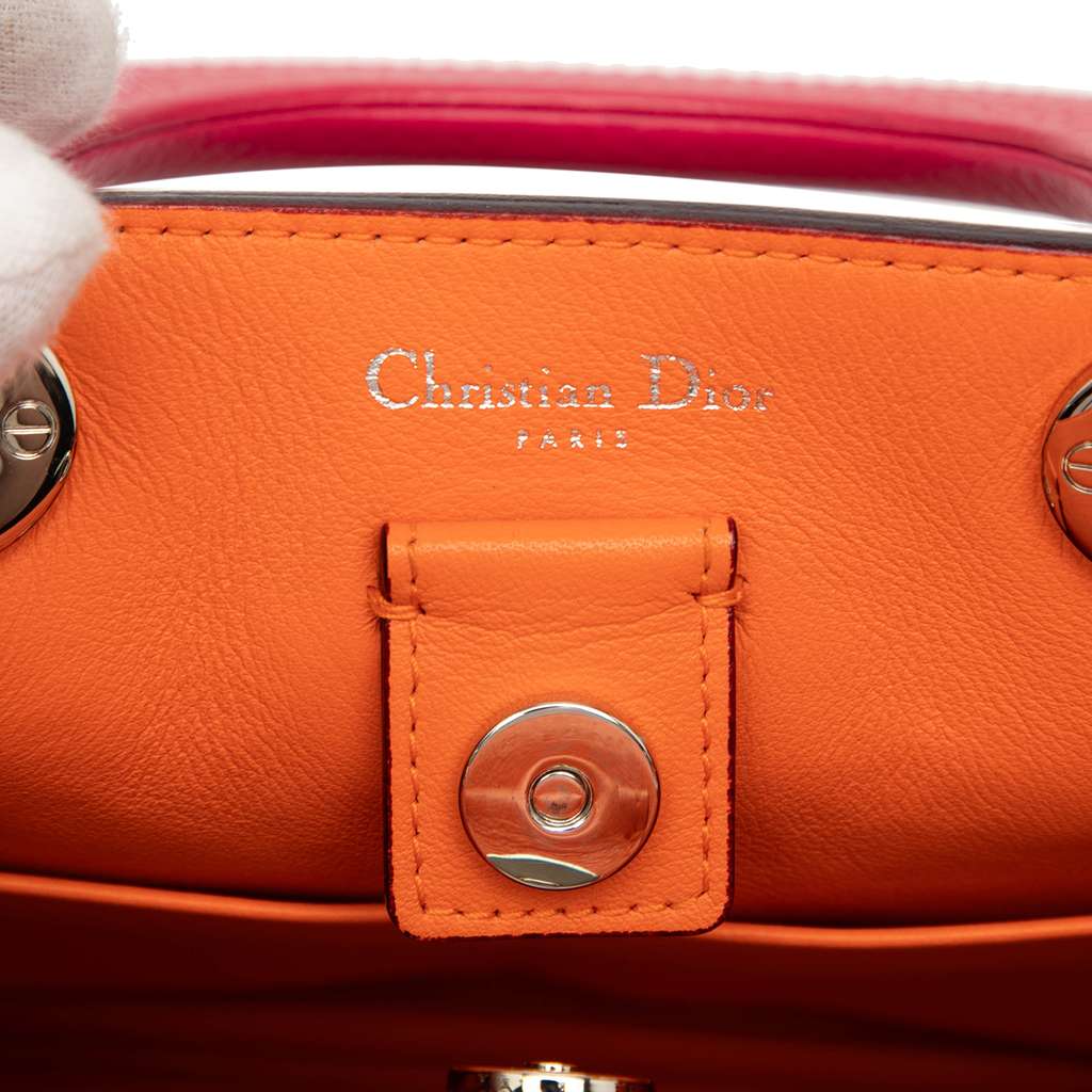 Dior Mini Leather Diorissimo Satchel - 5