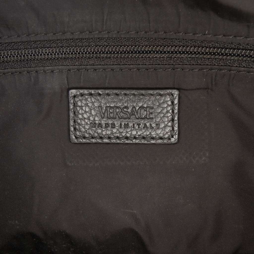 Versace Grained Calfskin La Medusa Convertible Camera Bag - 5