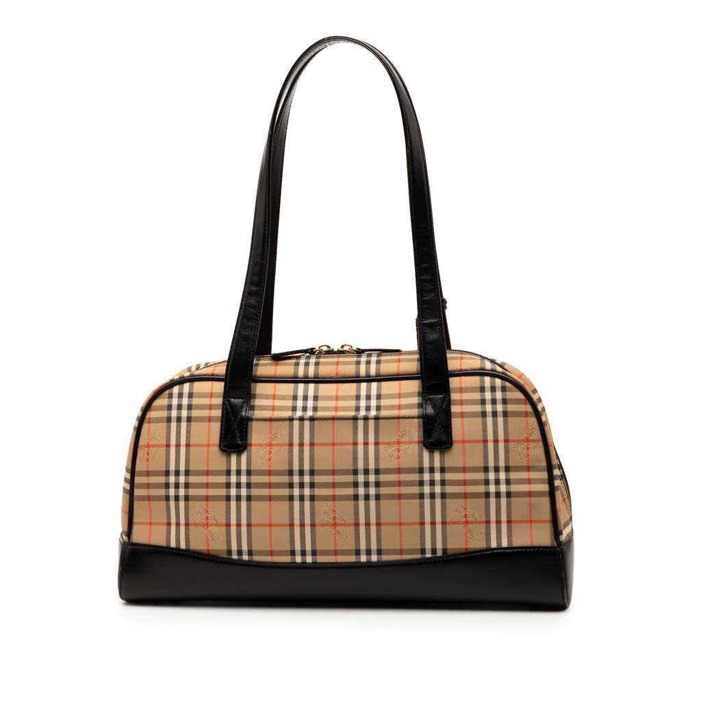 Burberry Haymarket Check Canvas Shoulder Bag - 2