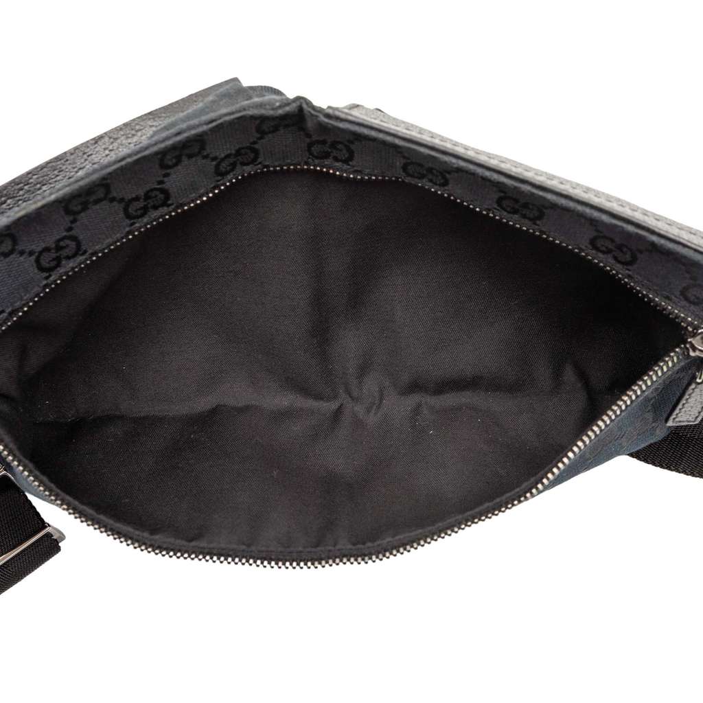 Gucci GG Canvas Double Pocket Belt Bag - 4