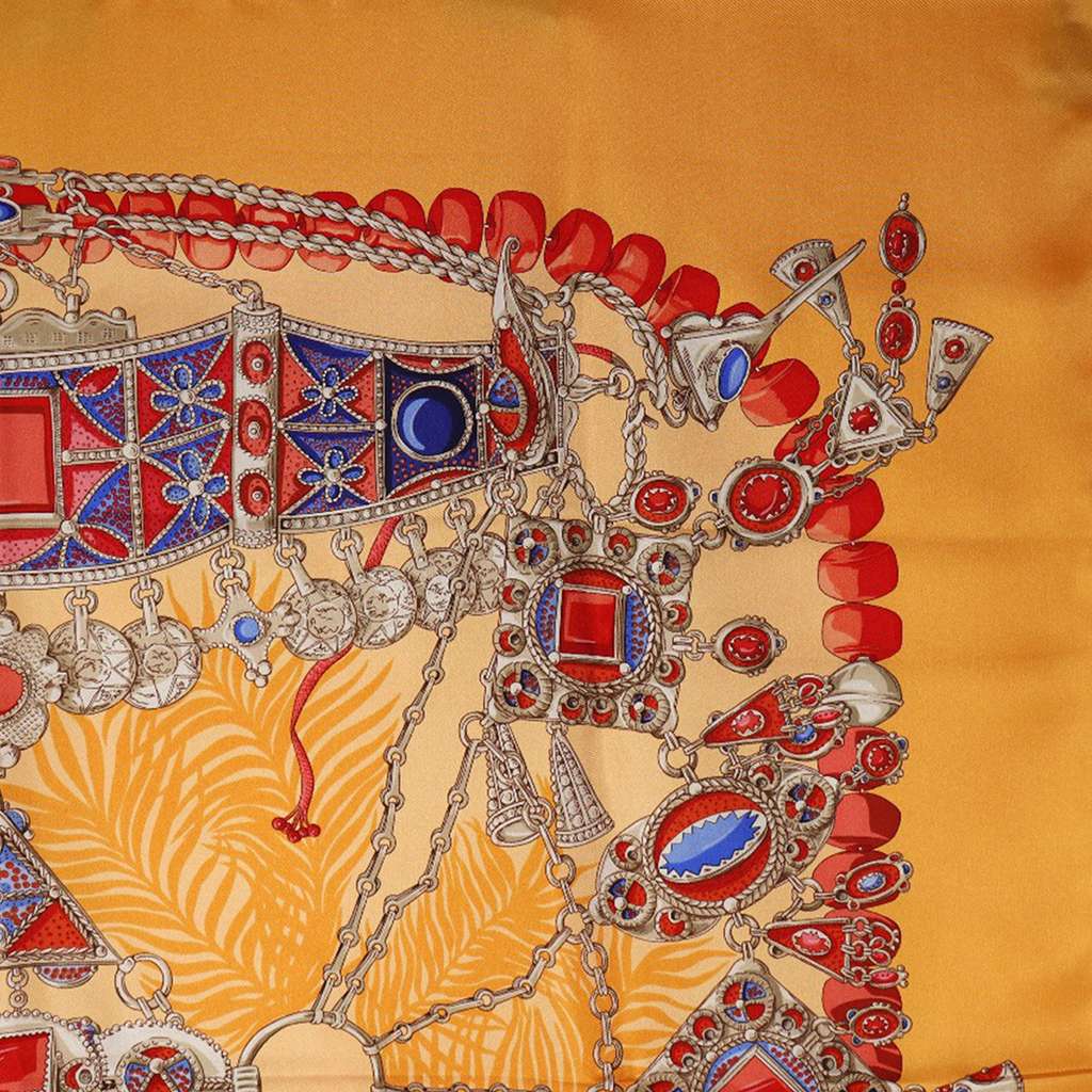 Hermès Terres Precieuses Silk Scarf 90 - 4