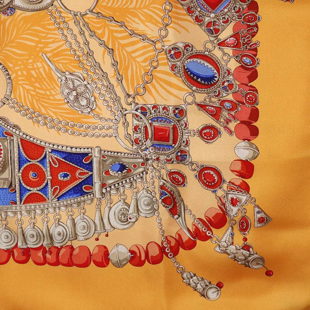 Hermès Terres Precieuses Silk Scarf 90 - 5