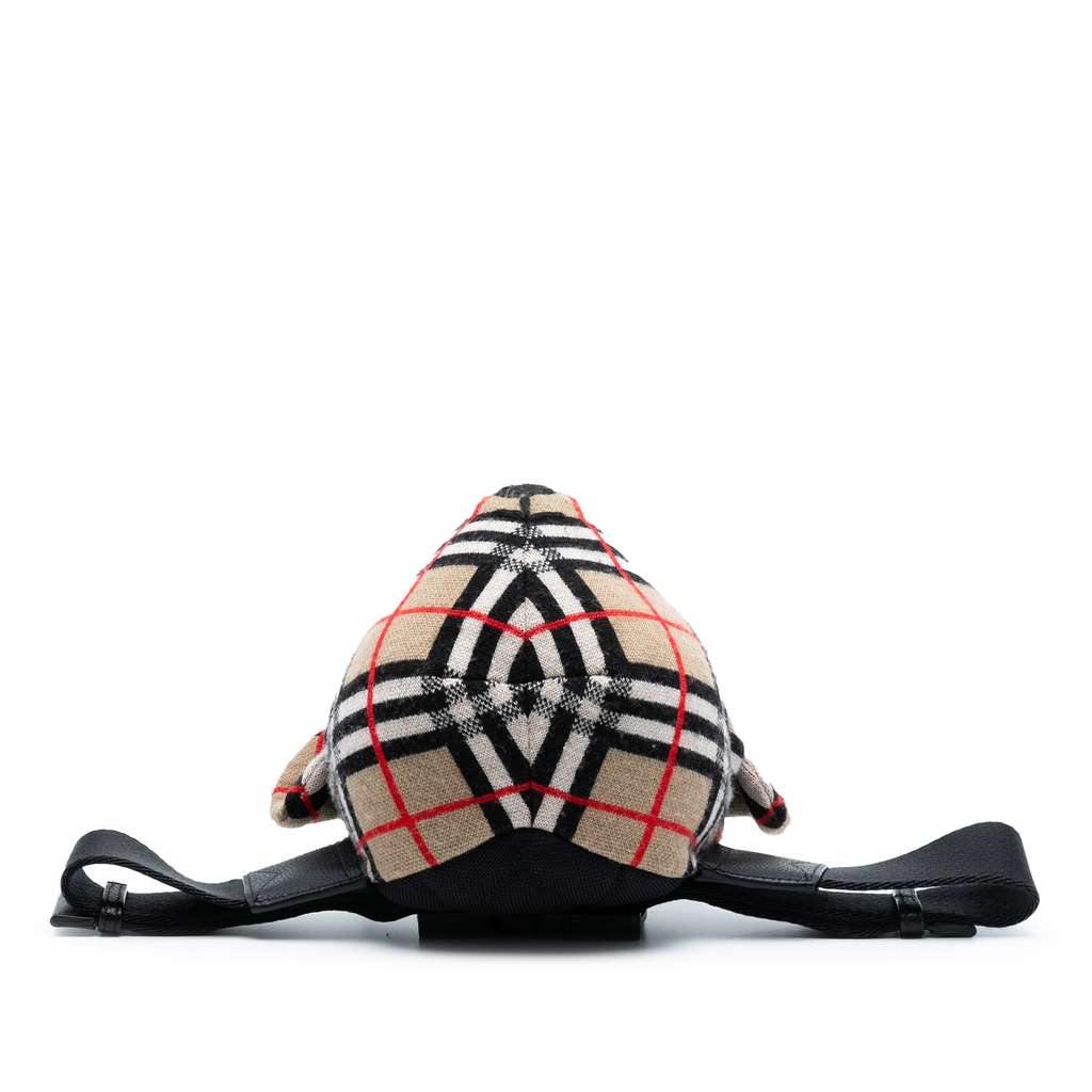 Burberry Thomas Bear House Check Wool Bear Belt Bag - 3