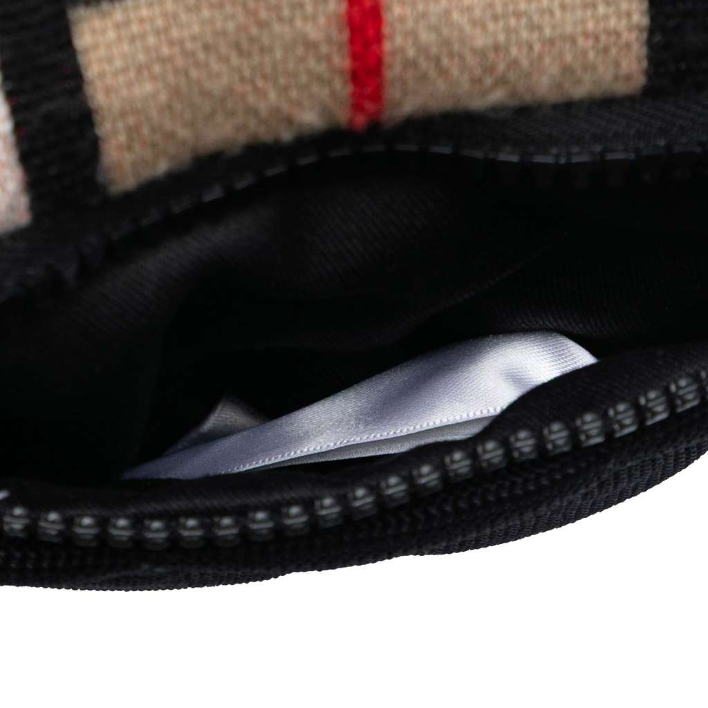 Burberry Thomas Bear House Check Wool Bear Belt Bag - 4