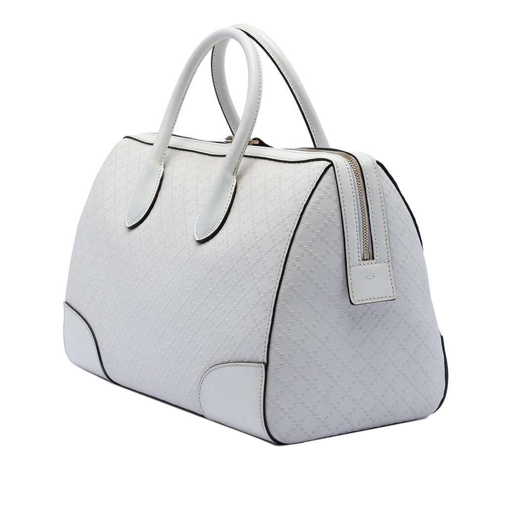 Gucci Medium Diamante Leather Boston Bag - 2